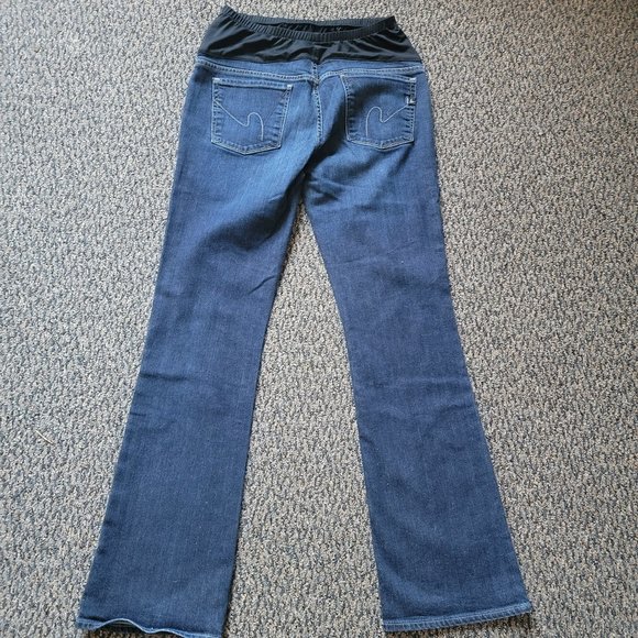 COH Citizens of Humanity Maternity Bootcut Stretch Jeans Sz  32  Medium Wash - Picture 12 of 12